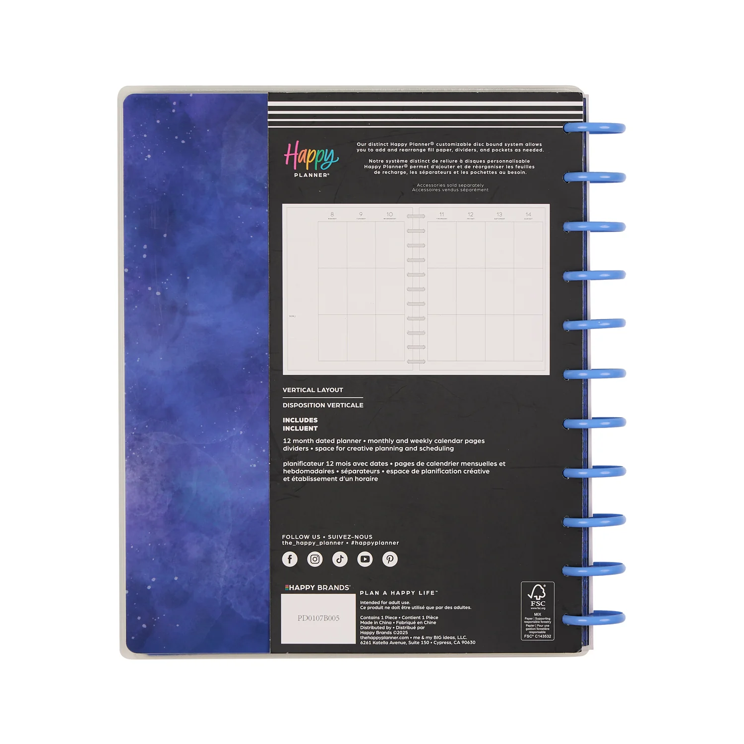 2026 Star Signs Customizable Planner - Big Vertical Layout - 12 Months - Image 21