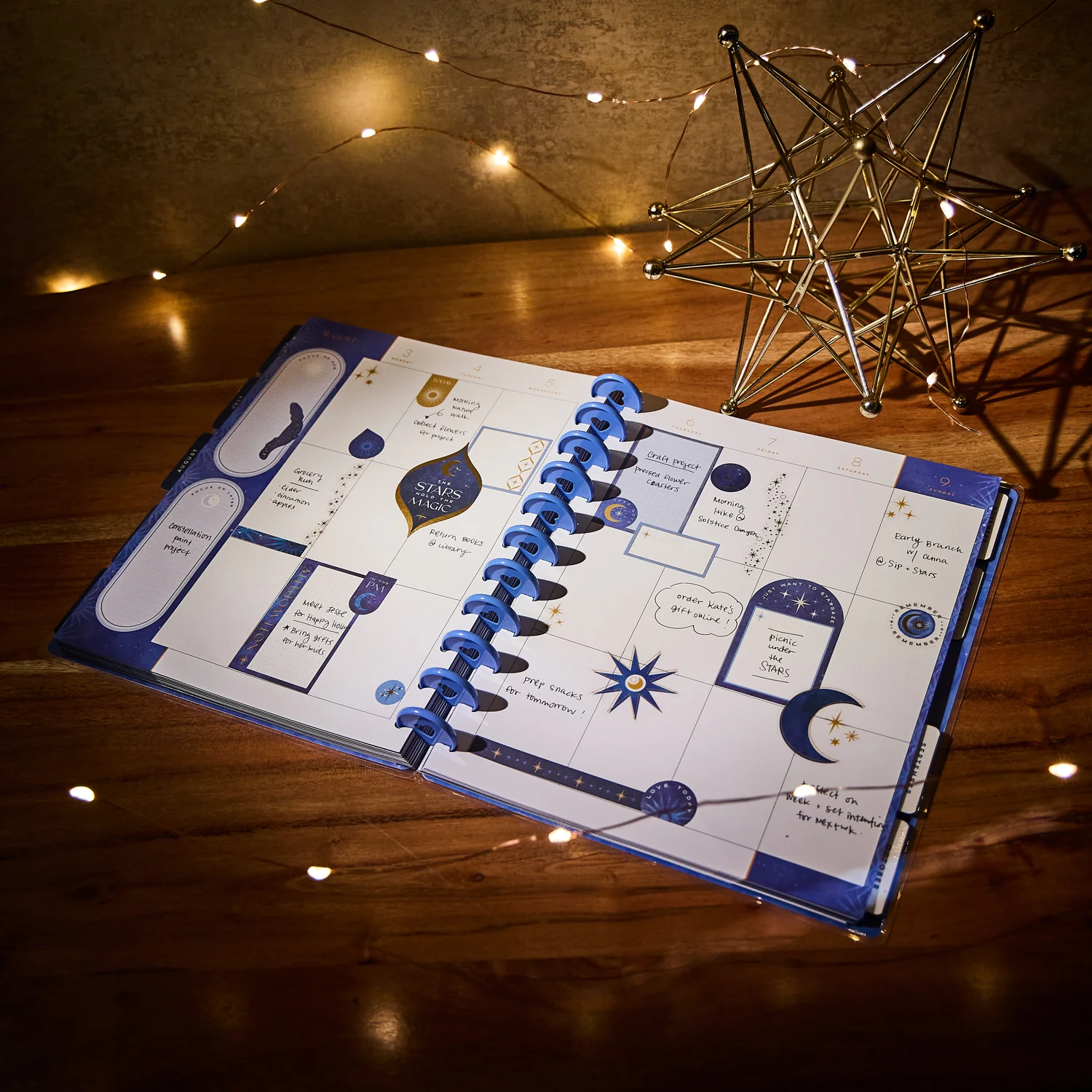 2026 Star Signs Customizable Planner - Big Vertical Layout - 12 Months - Image 4