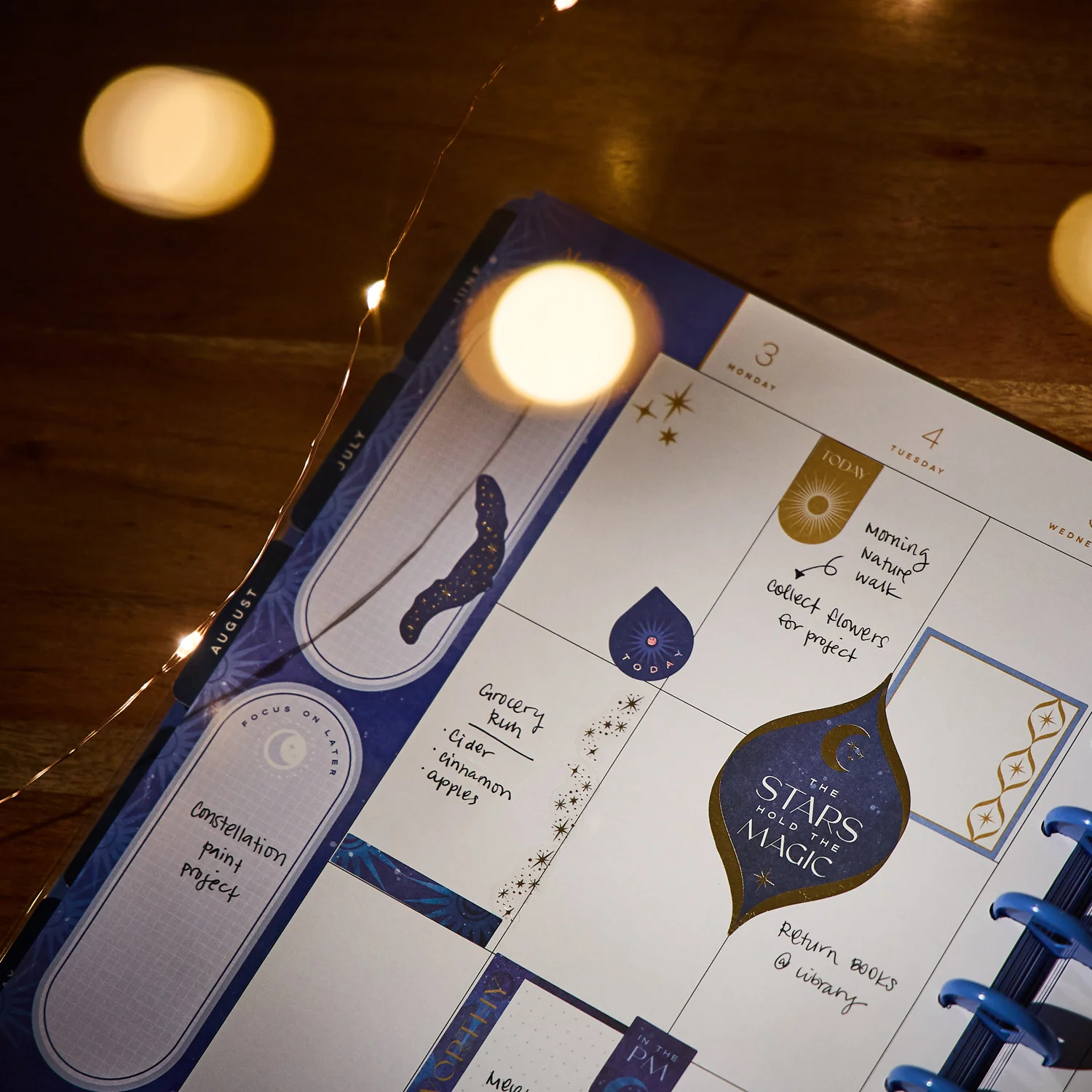 2026 Star Signs Customizable Planner - Big Vertical Layout - 12 Months - Image 5