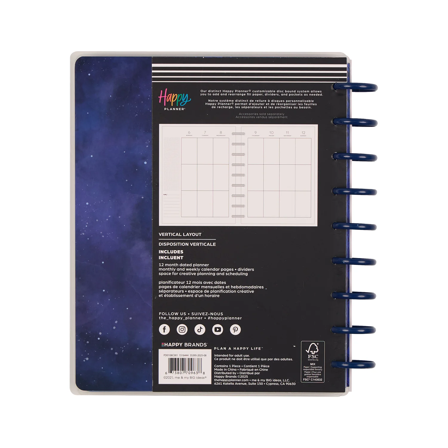 2026 Star Signs Customizable Planner - Classic Vertical Layout - 12 Months - Image 20