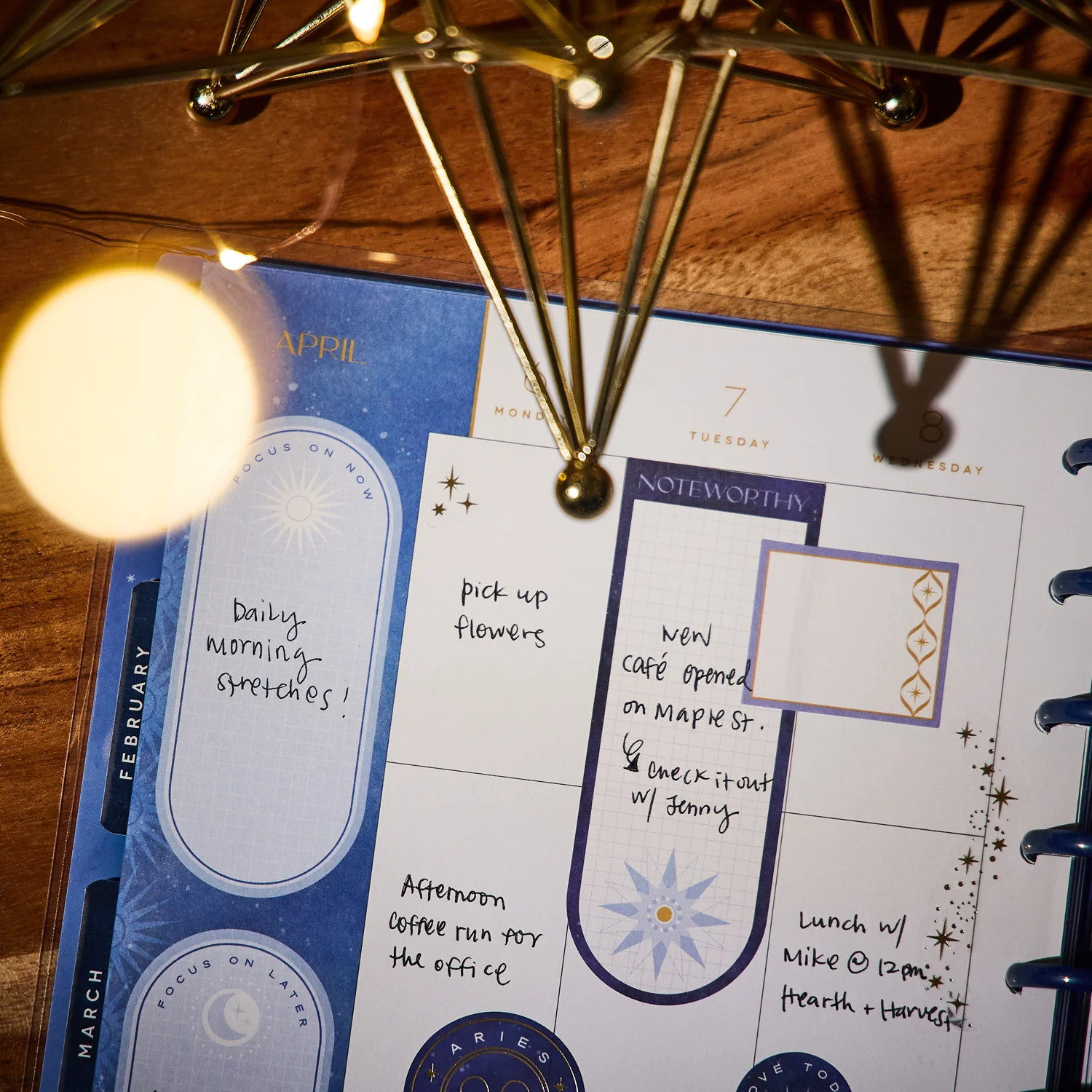 2026 Star Signs Customizable Planner - Classic Vertical Layout - 12 Months - Image 5