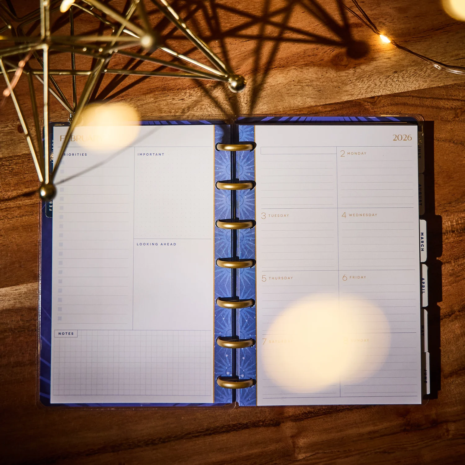 2026 Star Signs Customizable Planner - Mini Dashboard Layout - 12 Months - Image 10