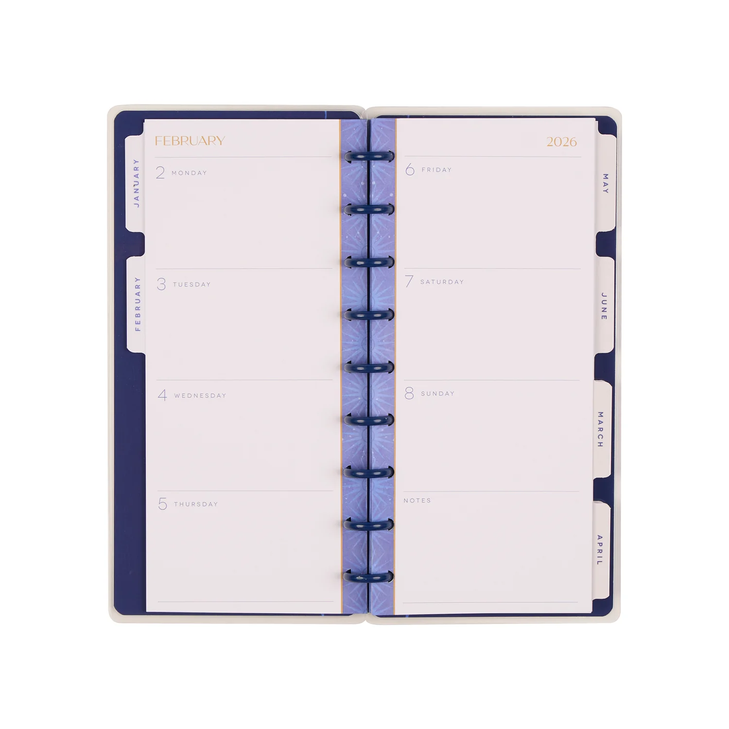 2026 Star Signs Customizable Planner - Skinny Classic Horizontal Layout - 12 Months - Image 16