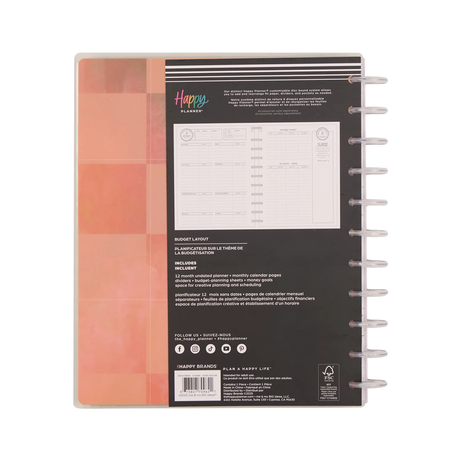 2026 Textured Canvas Customizable Budget Planner - Big Budget Layout - 12 Months - Image 22