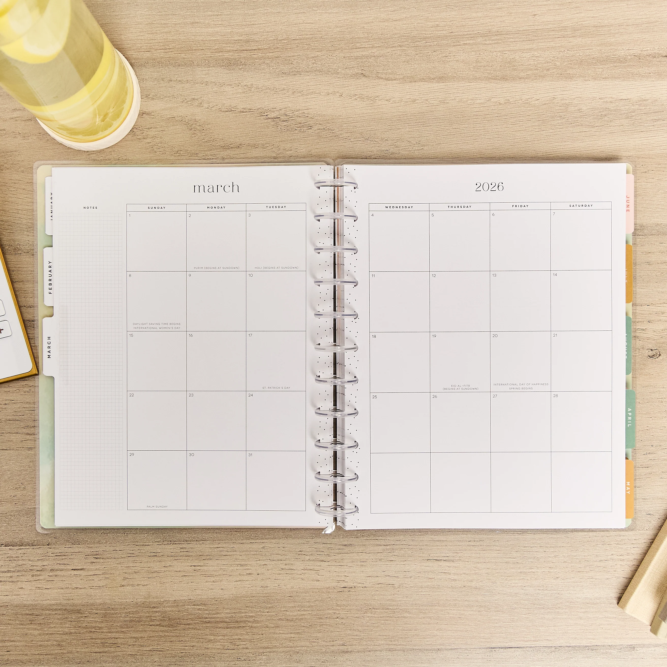 2026 Textured Canvas Customizable Budget Planner - Big Budget Layout - 12 Months - Image 8