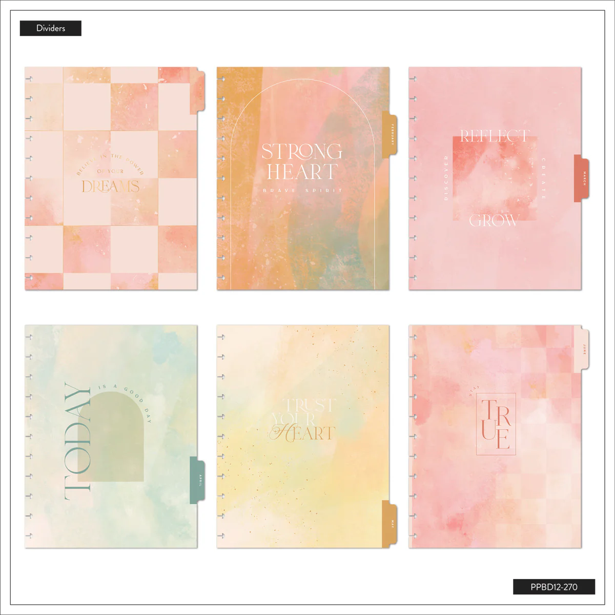 2026 Textured Canvas Customizable Planner - Big Vertical Layout - 12 Months - Image 14