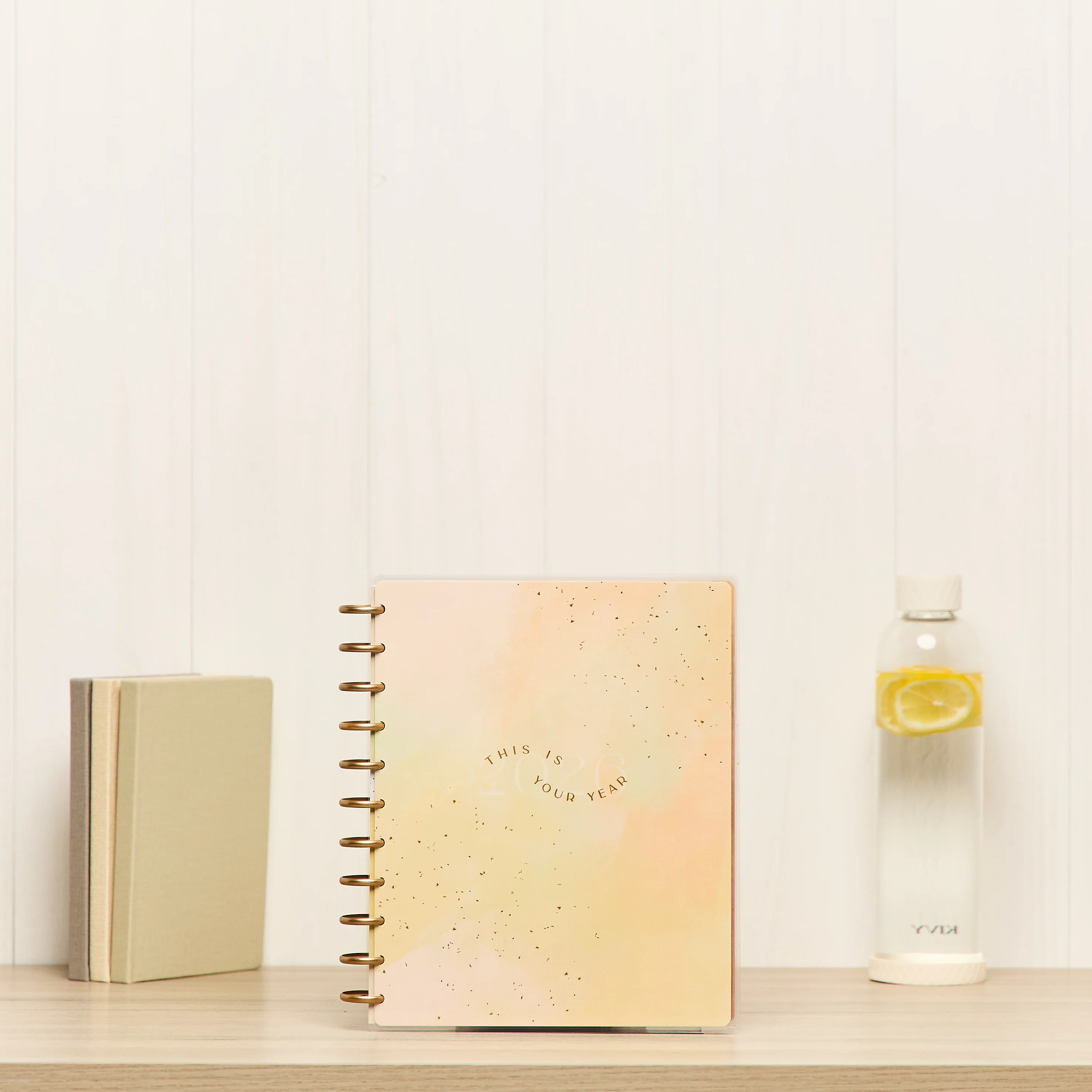 2026 Textured Canvas Customizable Planner - Big Vertical Layout - 12 Months - Image 3