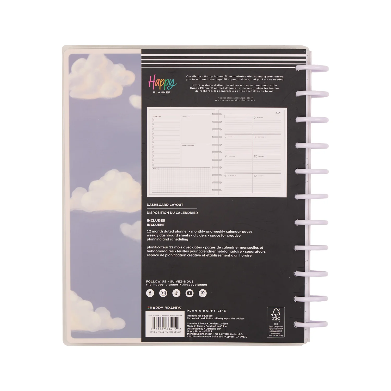 2026 Uplifting Notes Customizable Planner - Big Dashboard Layout - 12 Months - Image 23