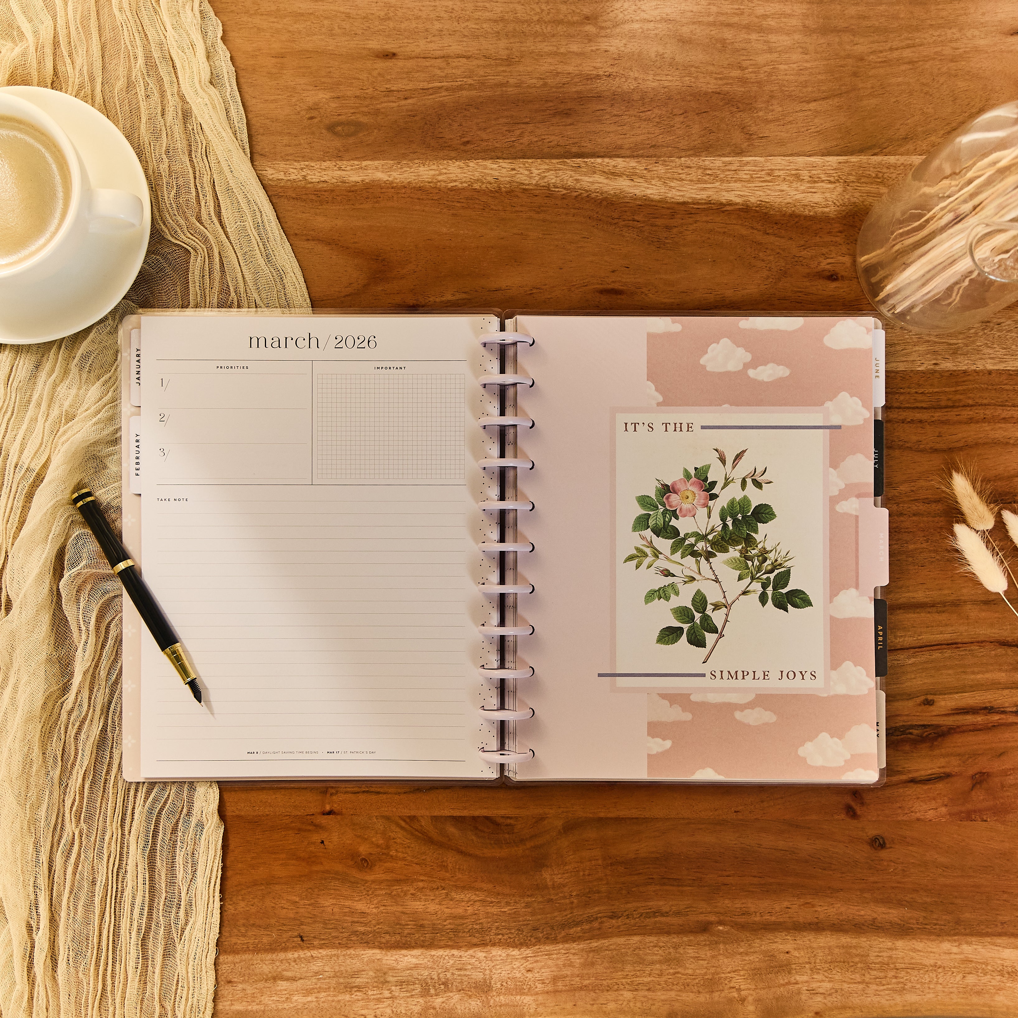 2026 Uplifting Notes Customizable Planner - Big Dashboard Layout - 12 Months - Image 9