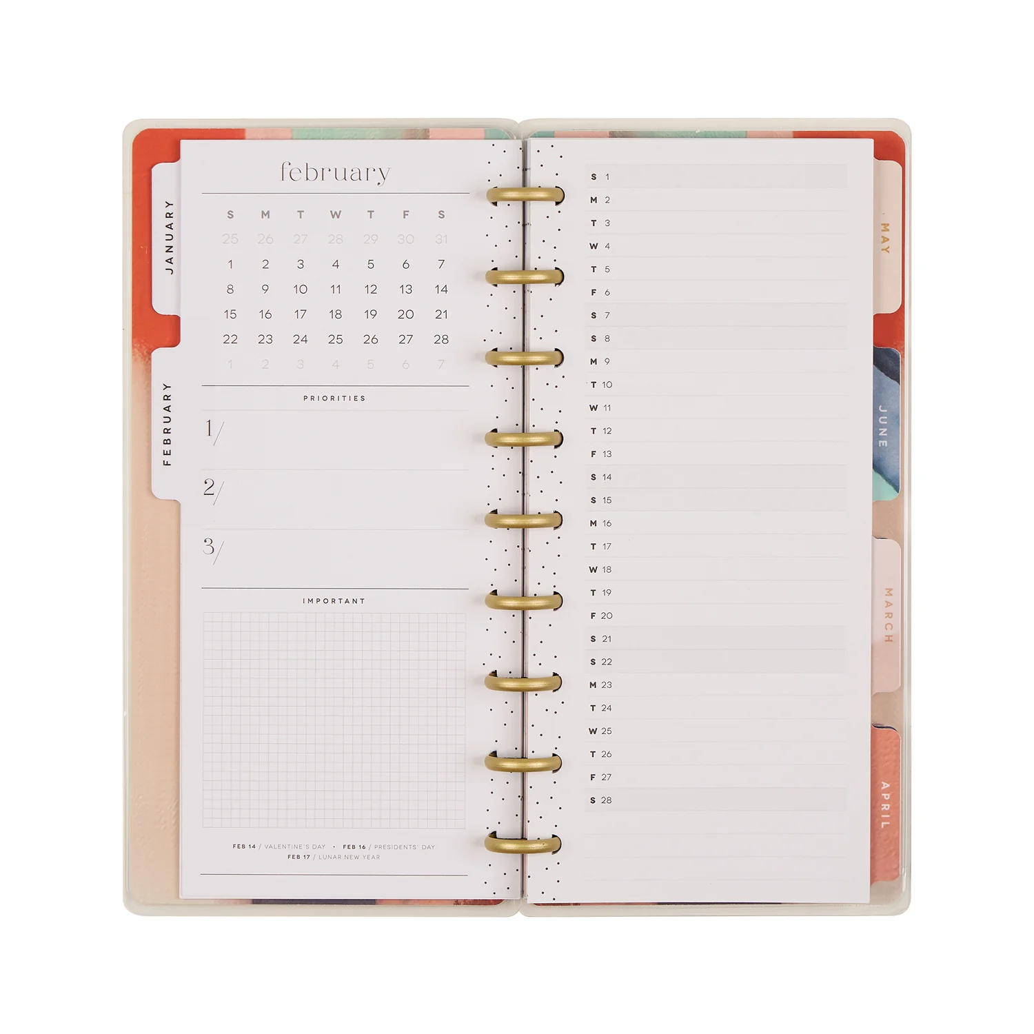 2026 Watercolor Grace Customizable Faith Planner - Skinny Classic Horizontal Layout - 12 Months - Image 13