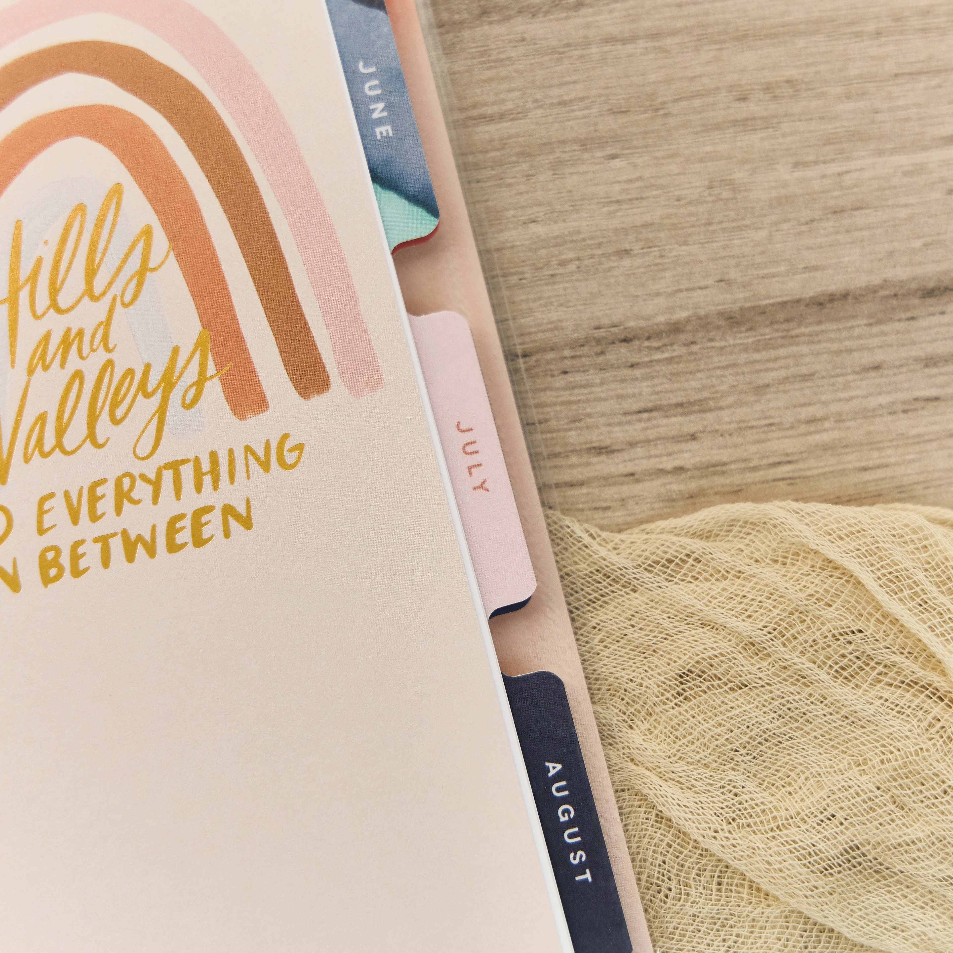 2026 Watercolor Grace Customizable Faith Planner - Skinny Classic Horizontal Layout - 12 Months - Image 9