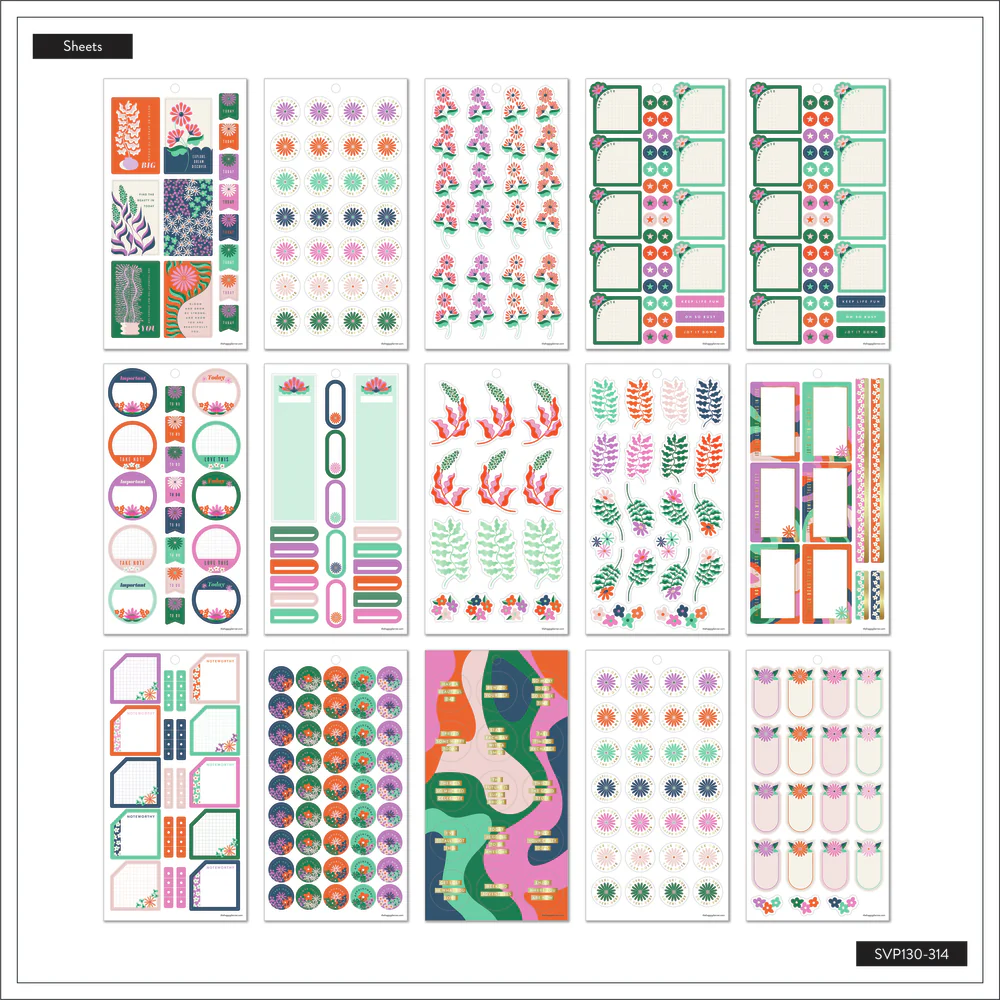Abstract Florals - Value Pack Stickers - Image 6