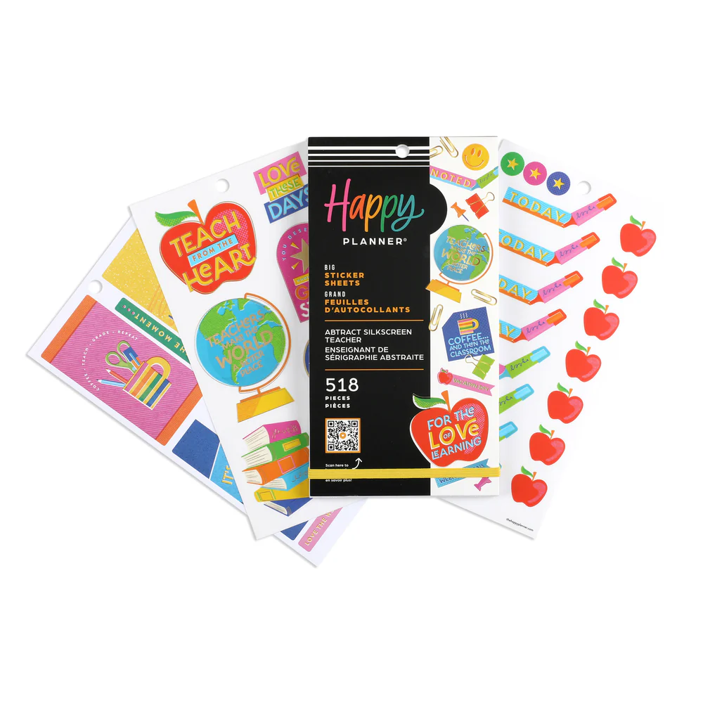 Abstract Silkscreen Teacher - Value Pack Stickers - Big - Image 2