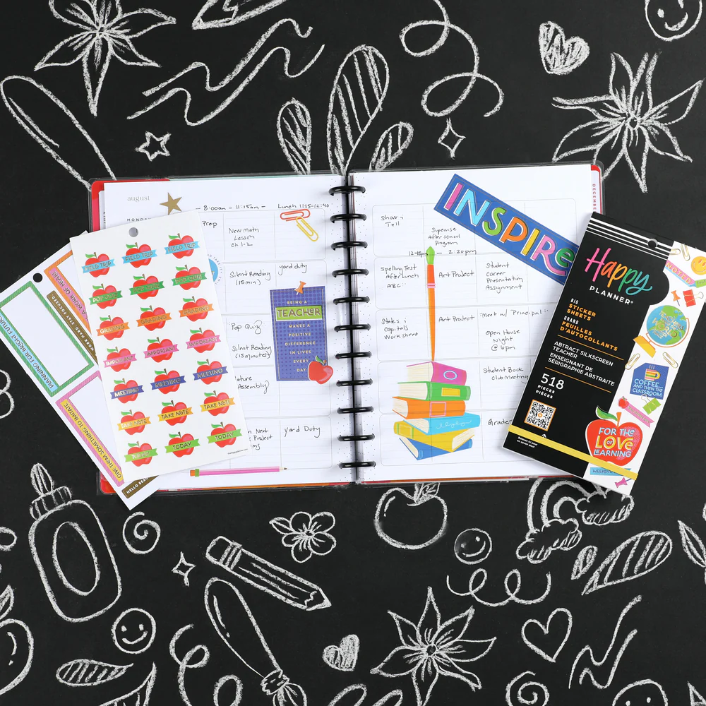 Abstract Silkscreen Teacher - Value Pack Stickers - Big - Image 3