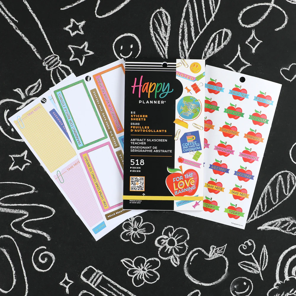 Abstract Silkscreen Teacher - Value Pack Stickers - Big - Image 5