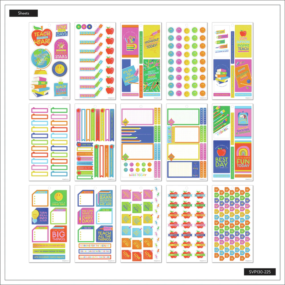 Abstract Silkscreen Teacher - Value Pack Stickers - Big - Image 6