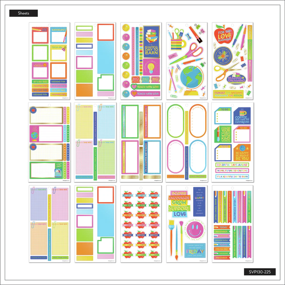 Abstract Silkscreen Teacher - Value Pack Stickers - Big - Image 7