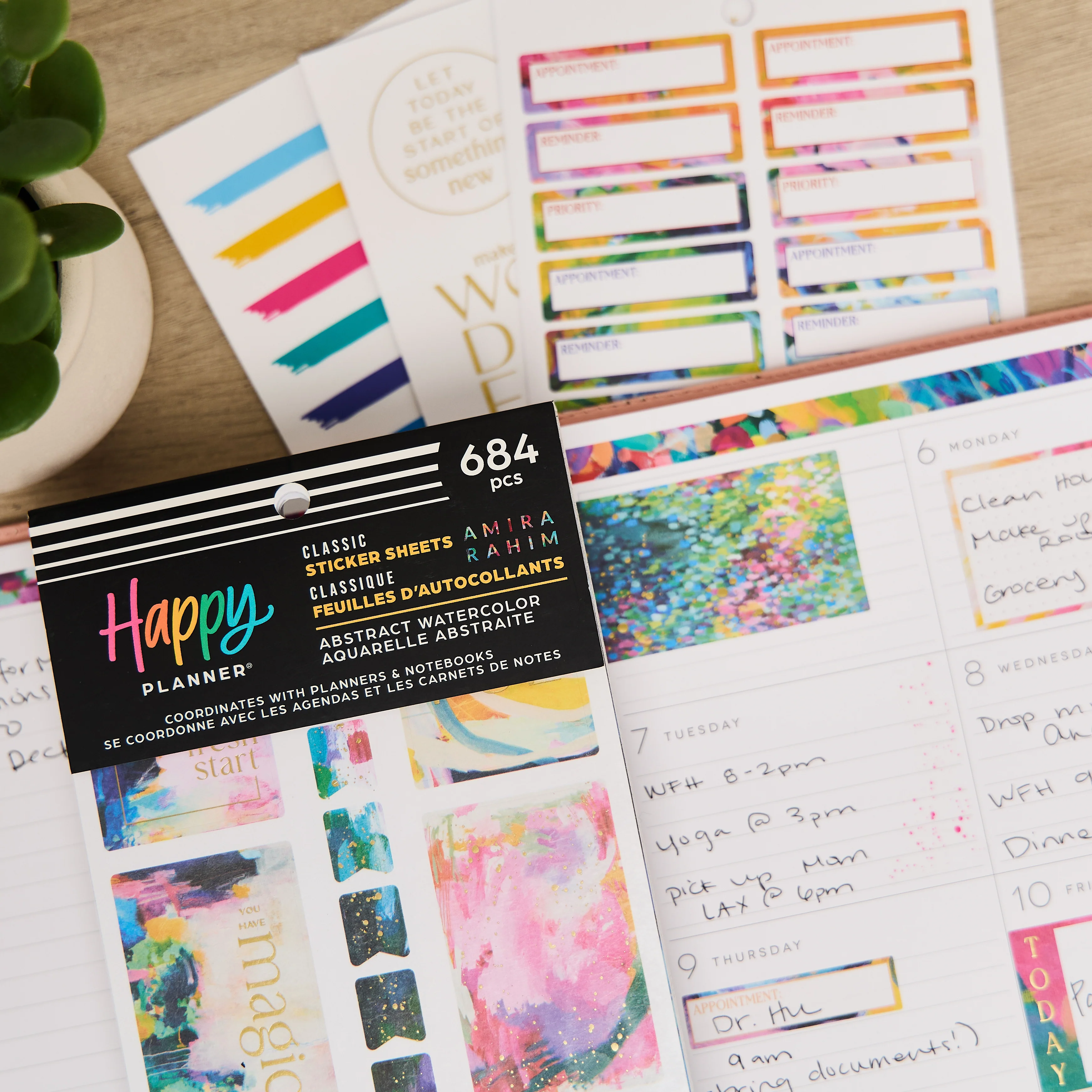Abstract Watercolor - Value Pack Stickers - Image 2