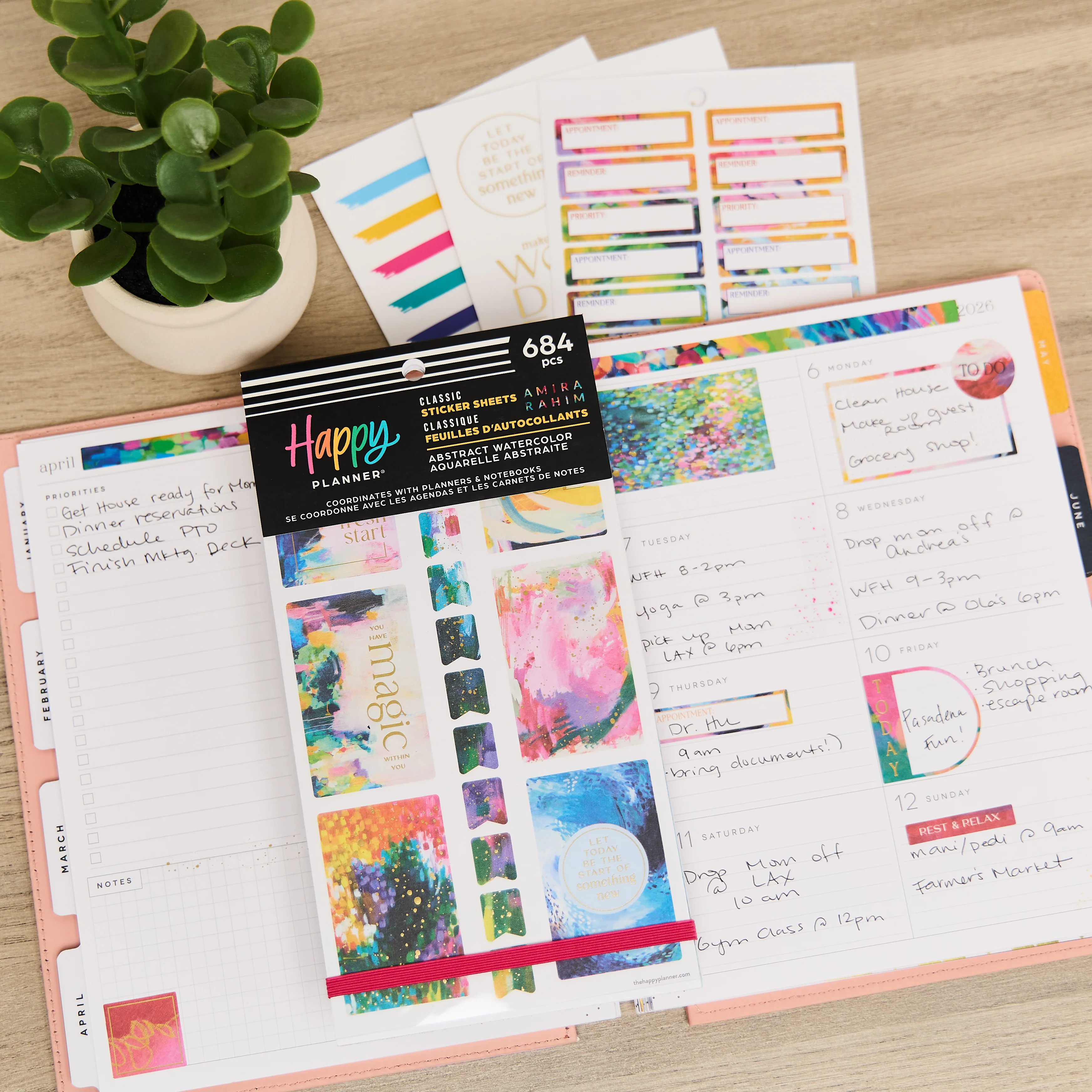 Abstract Watercolor - Value Pack Stickers - Image 5