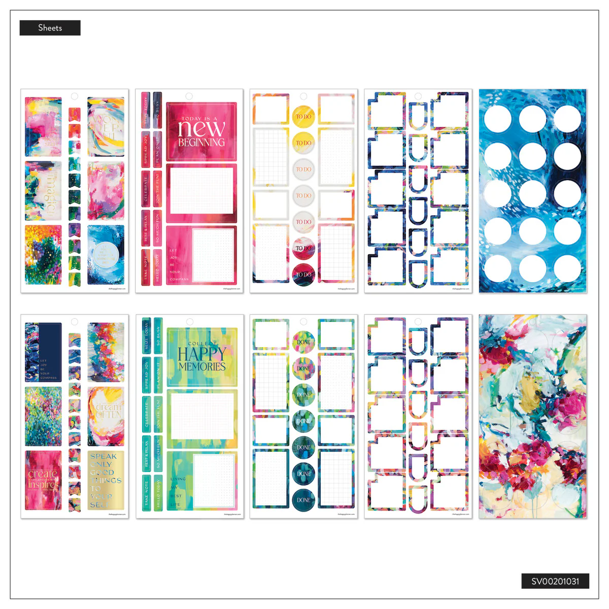 Abstract Watercolor - Value Pack Stickers - Image 7