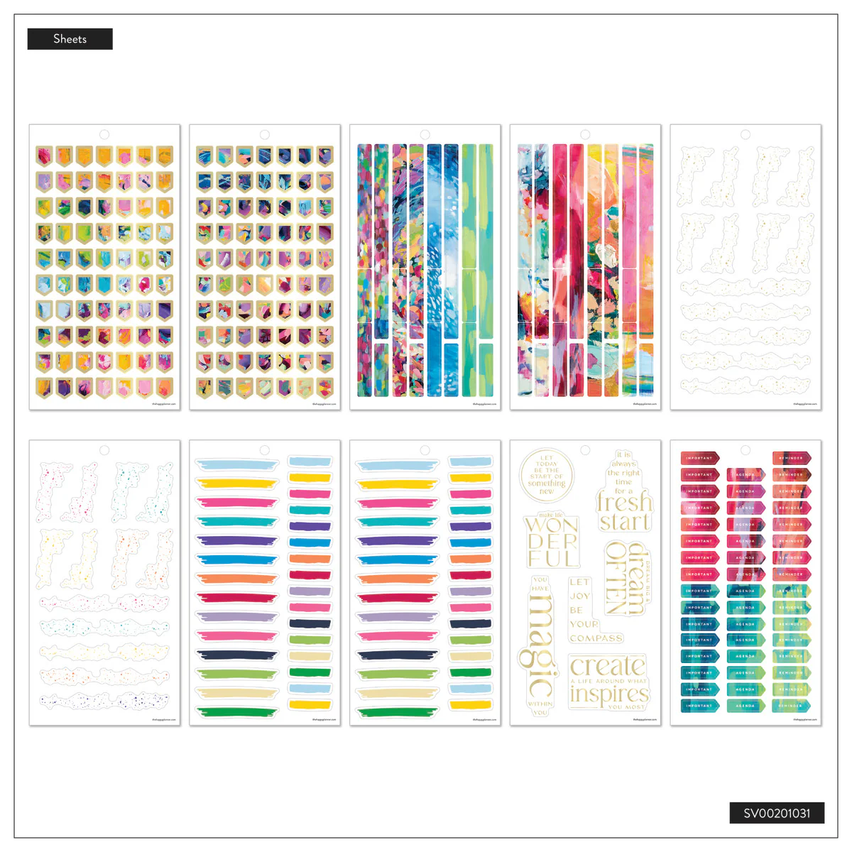 Abstract Watercolor - Value Pack Stickers - Image 9