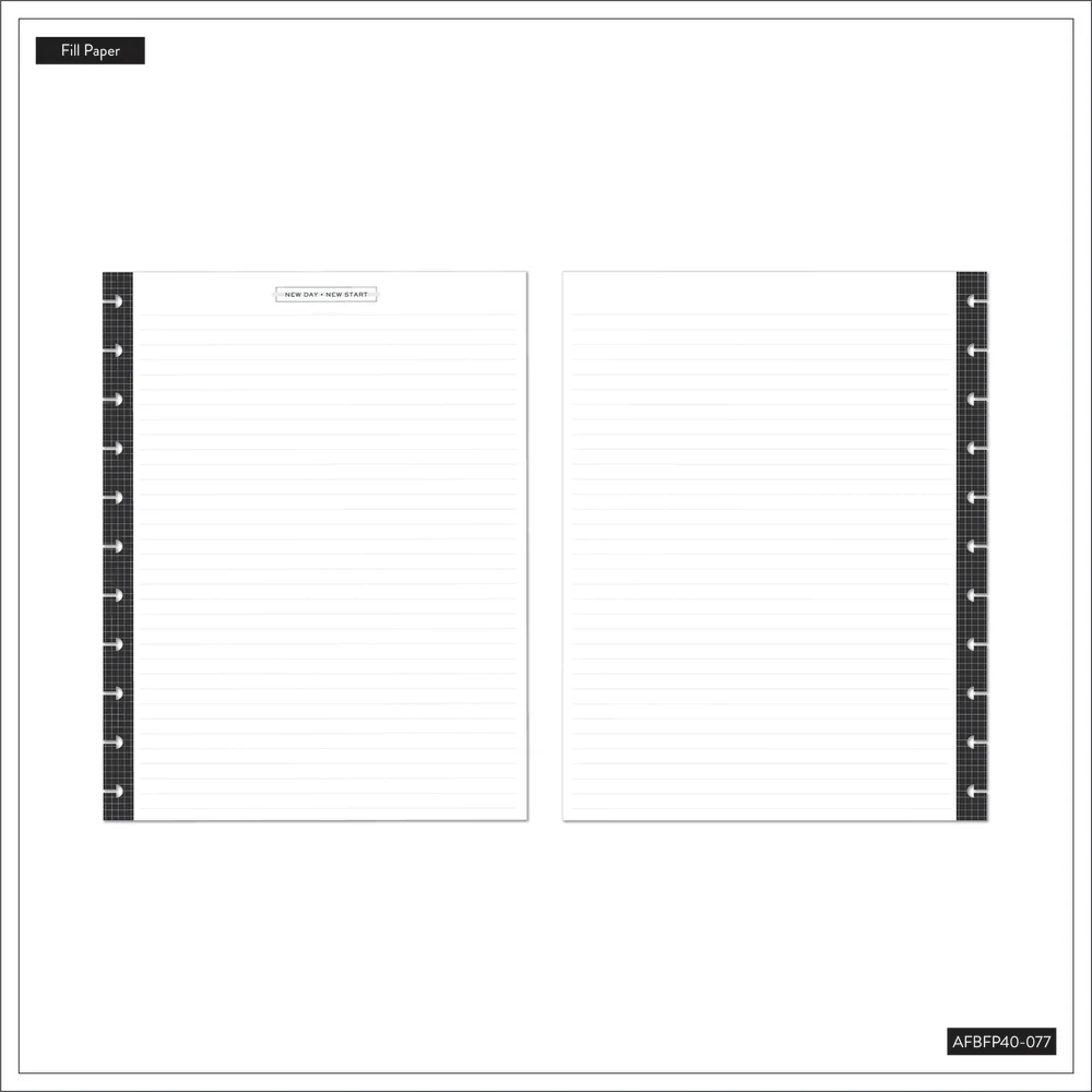 Aesthetique Teacher - Dotted Lined Big Filler Paper - 40 Sheets - Image 4