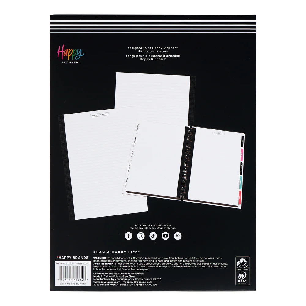 Aesthetique Teacher - Dotted Lined Big Filler Paper - 40 Sheets - Image 6