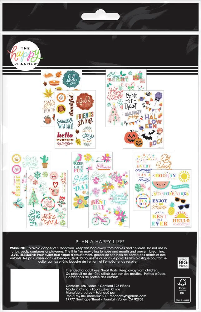 All Seasons Dry Erase Removable Decals - Image 3