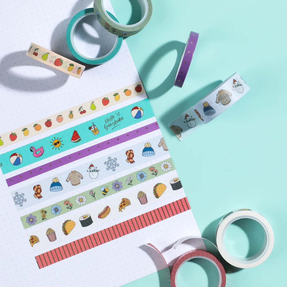 All the Things Icons - Washi Tape - 7 Pack - Image 2