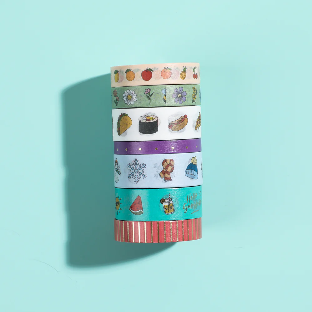 All the Things Icons - Washi Tape - 7 Pack - Image 4
