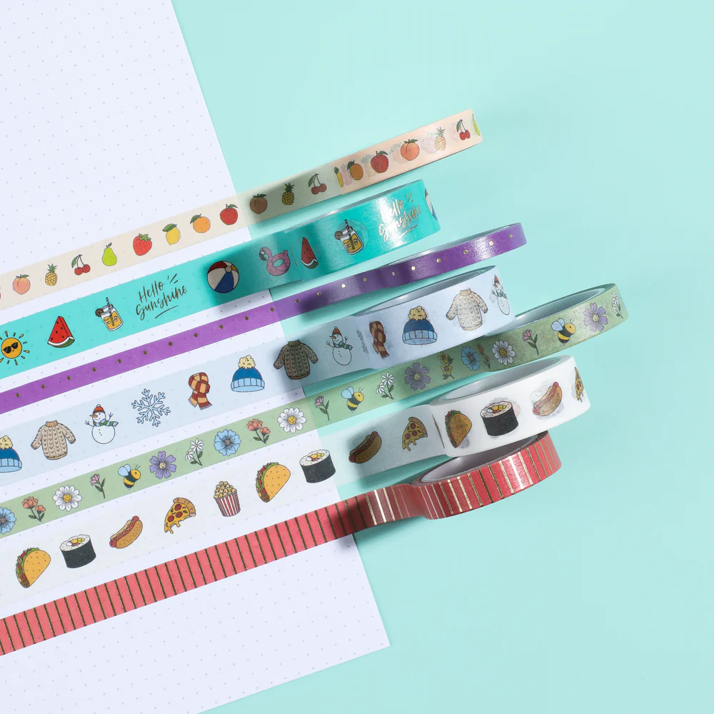All the Things Icons - Washi Tape - 7 Pack - Image 6