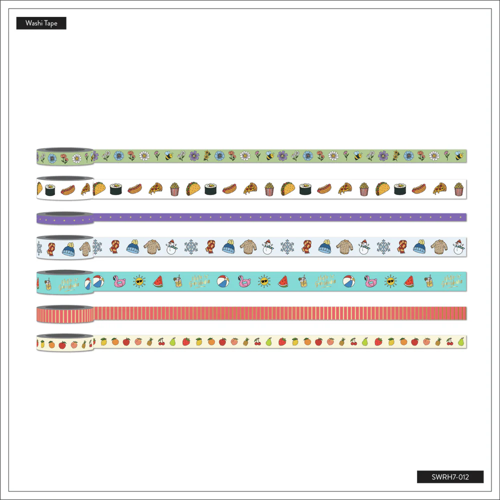 All the Things Icons - Washi Tape - 7 Pack - Image 8
