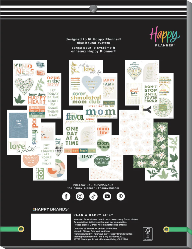 Apricot & Sage Mom - Large Value Pack Stickers - Image 7