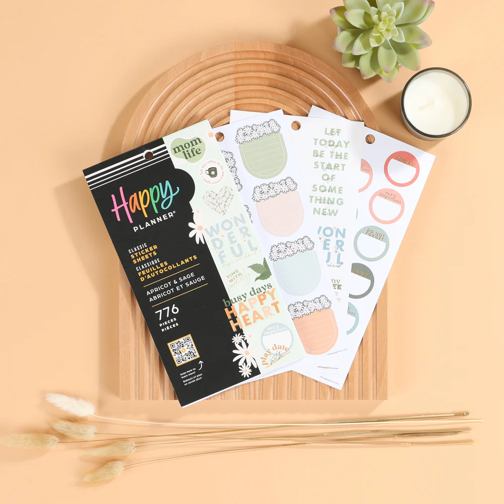 Apricot & Sage Mom - Value Pack Stickers - Image 4