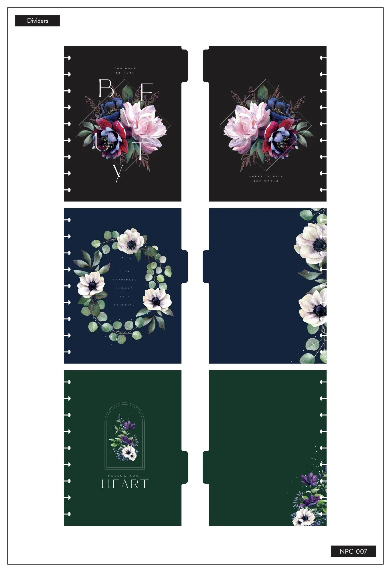 Beauty In Florals Classic Happy Notes Notebook - Image 5