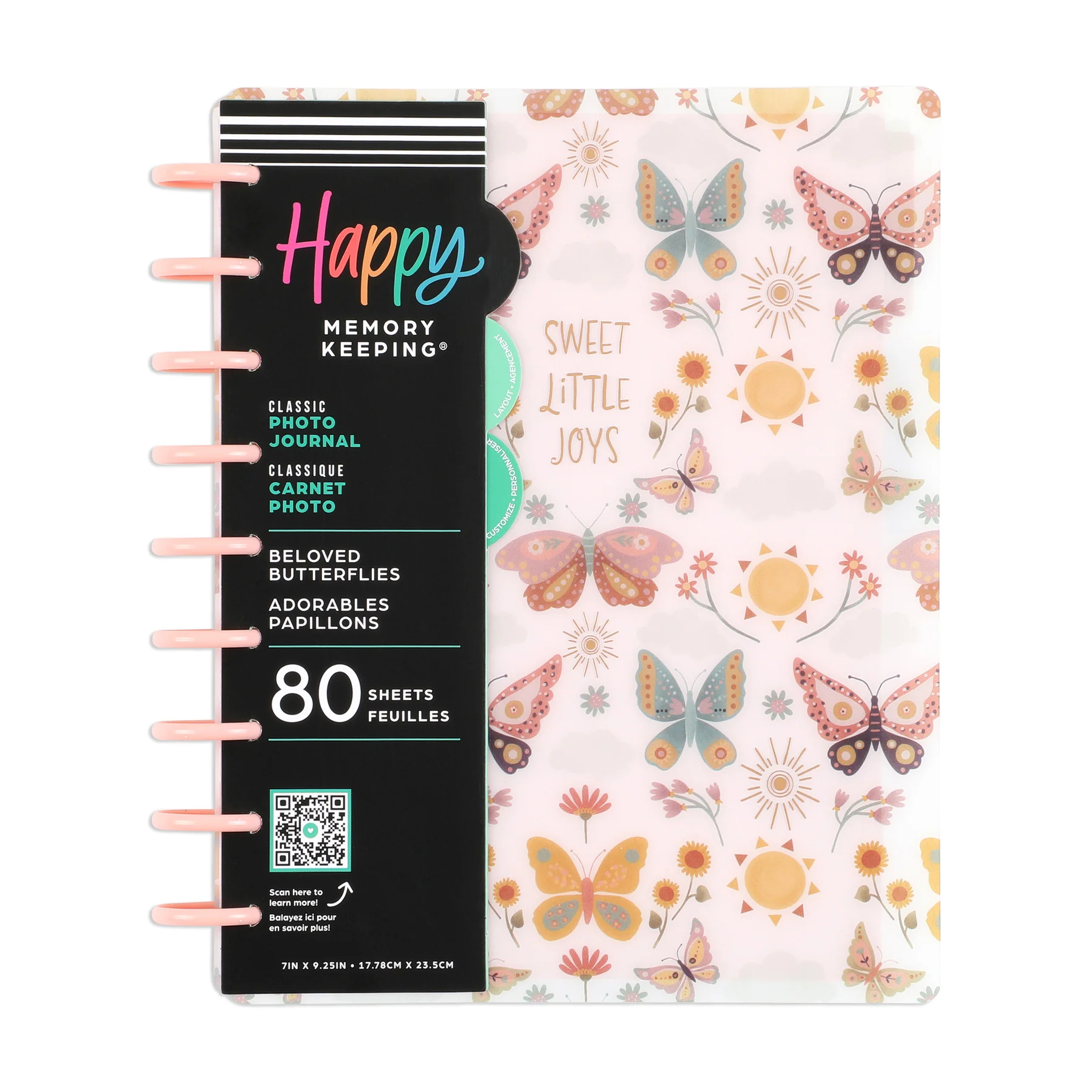 Beloved Butterflies Baby - Classic Happy Memory Keeping Photo Journal - 80 Sheets - Image 11