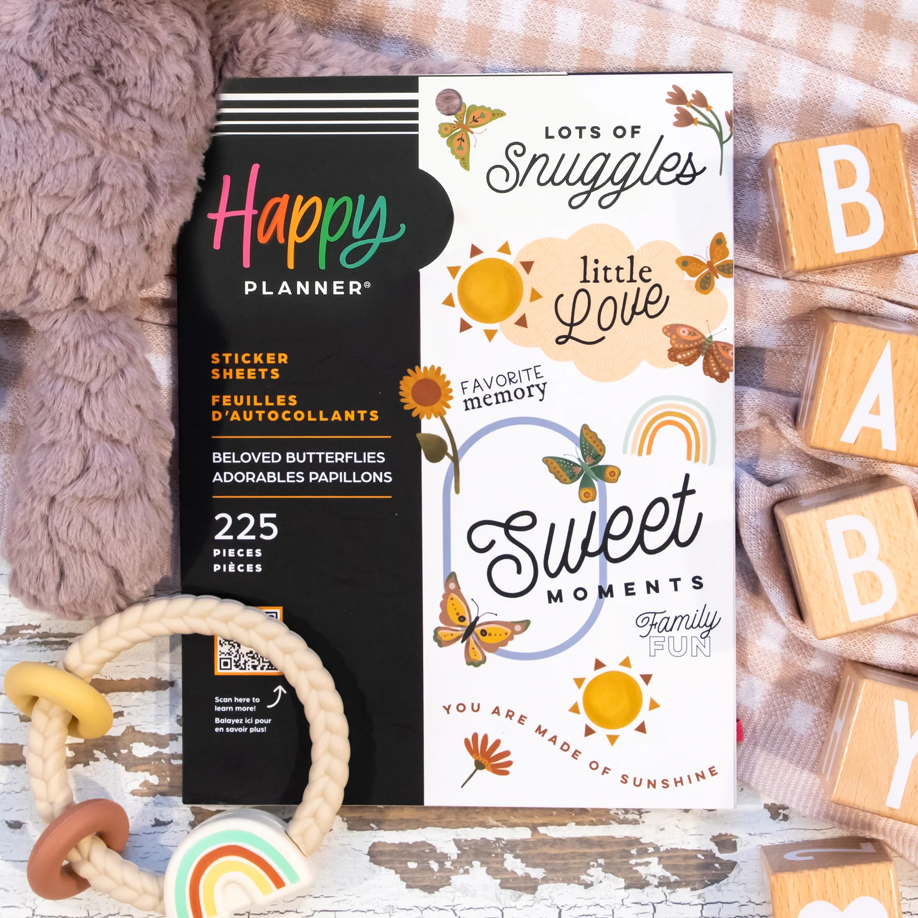 Beloved Butterflies Baby - Large Value Pack Stickers - Image 3
