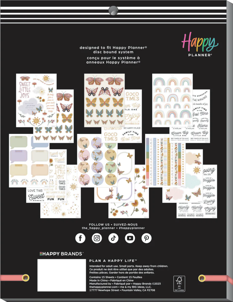 Beloved Butterflies Baby - Large Value Pack Stickers - Image 7