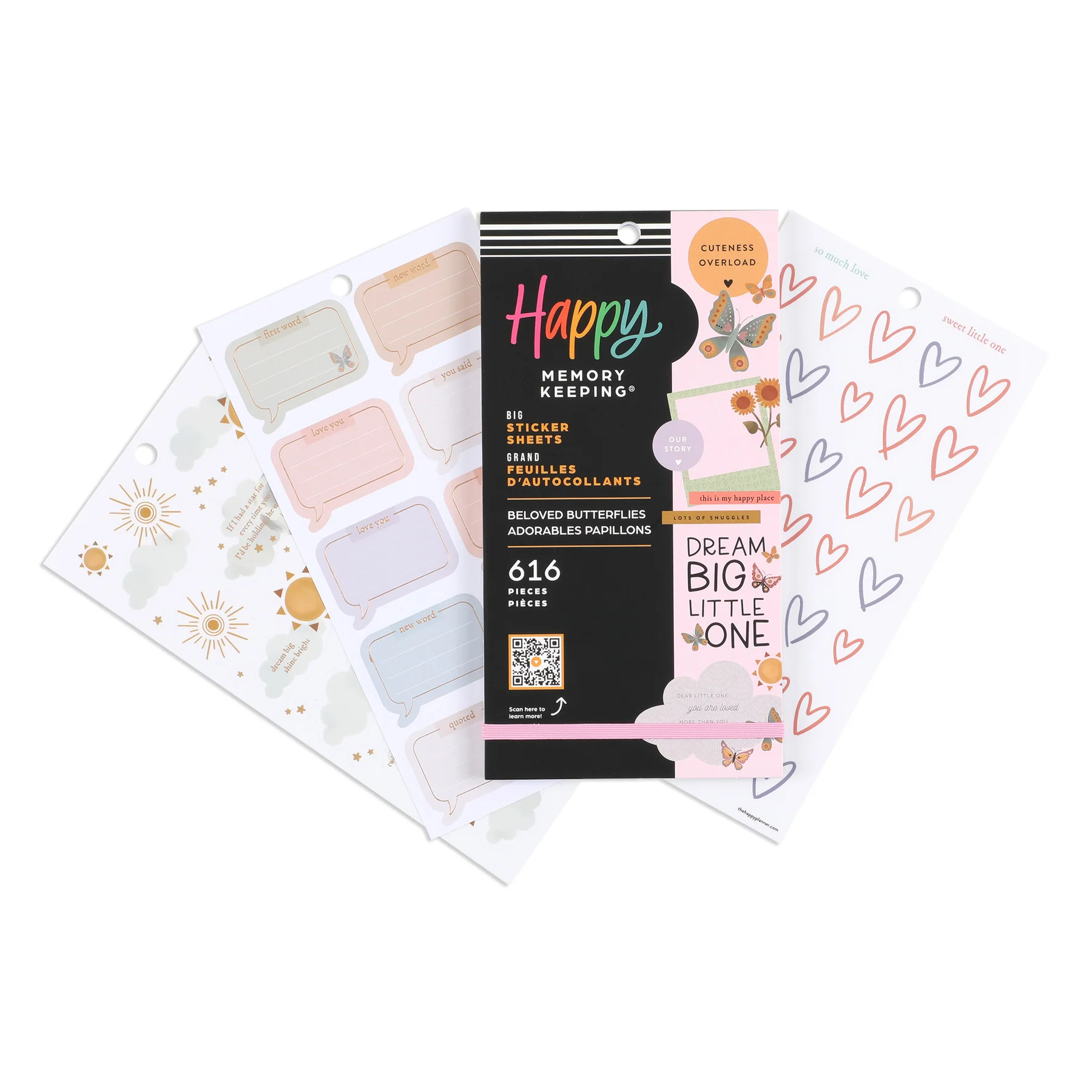 Beloved Butterflies Baby  - Value Pack Stickers - Big - Image 4