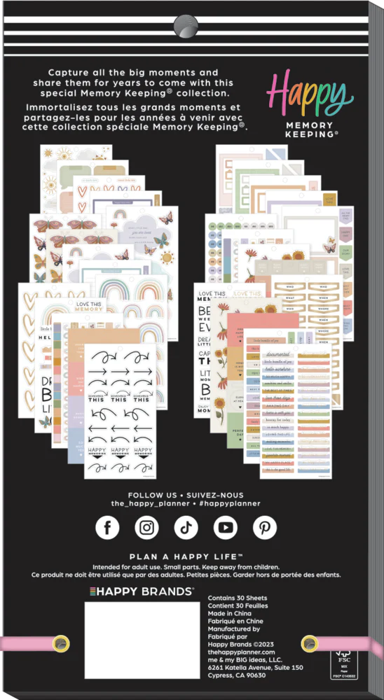 Beloved Butterflies Baby  - Value Pack Stickers - Big - Image 7