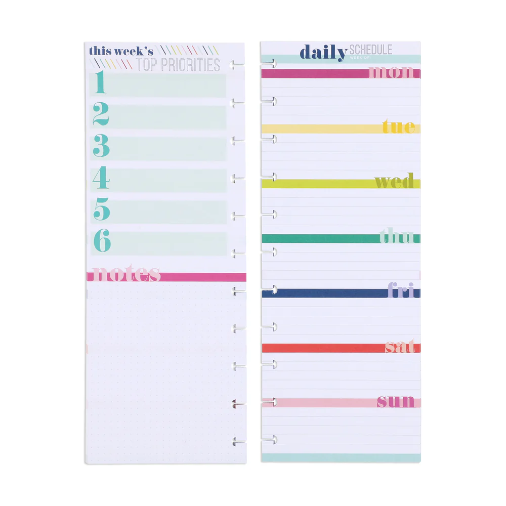 BIG Half Sheet Note Paper - Daily Schedule - Image 2
