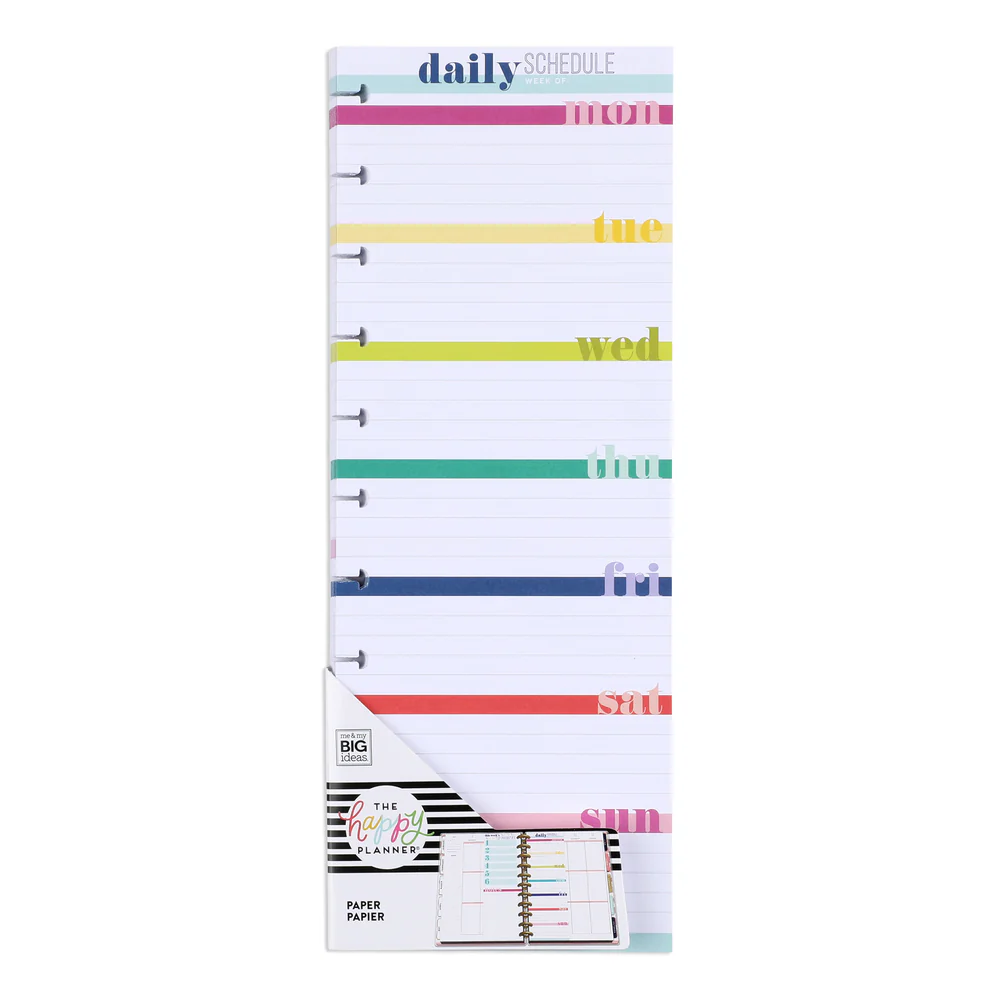 BIG Half Sheet Note Paper - Daily Schedule - Image 3