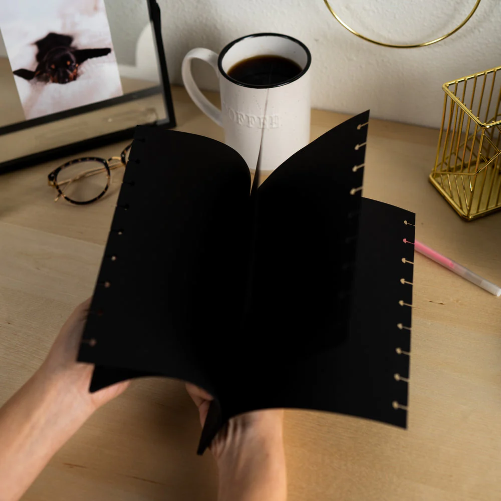Everyday Black Classic Filler Paper - Blank Paper - 24 Sheets - Image 3
