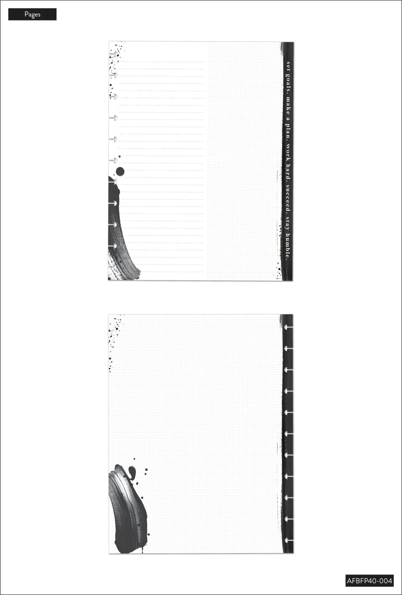 Black & White Goals Big Filler Paper - Image 3