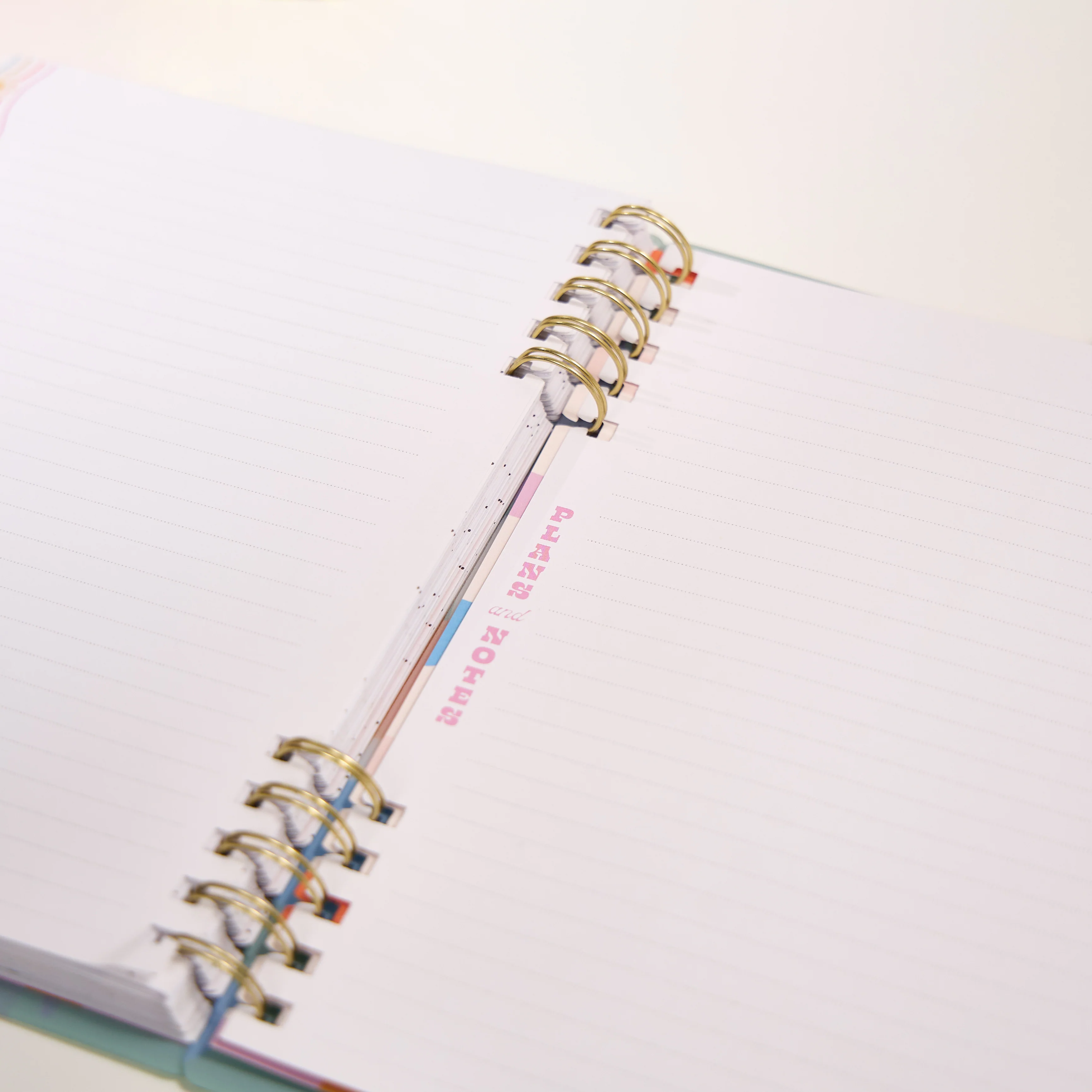 Blooming Brights - Dotted Lined Classic Customizable Spiral Filler Paper - 40 Sheets - Image 2
