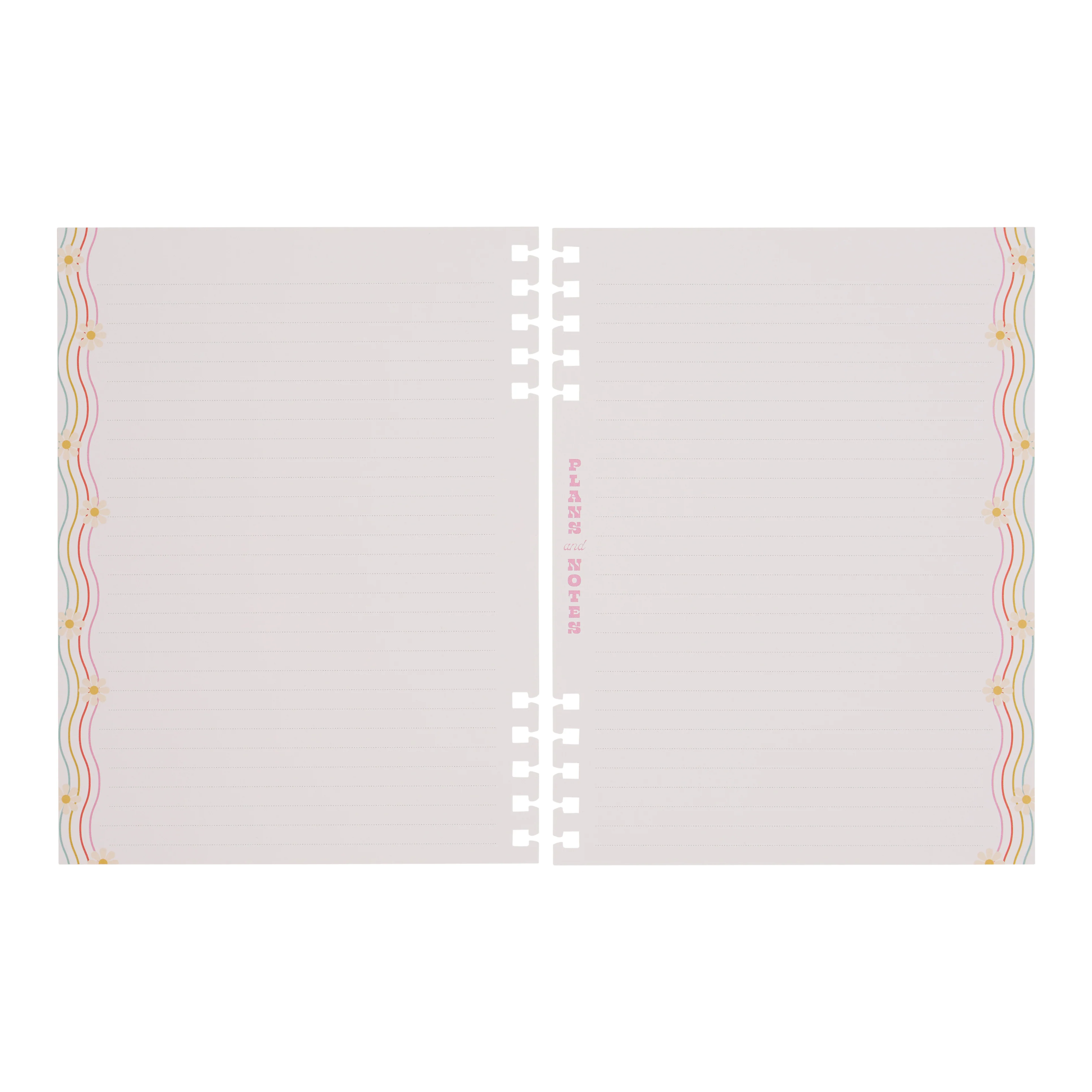 Blooming Brights - Dotted Lined Classic Customizable Spiral Filler Paper - 40 Sheets - Image 6