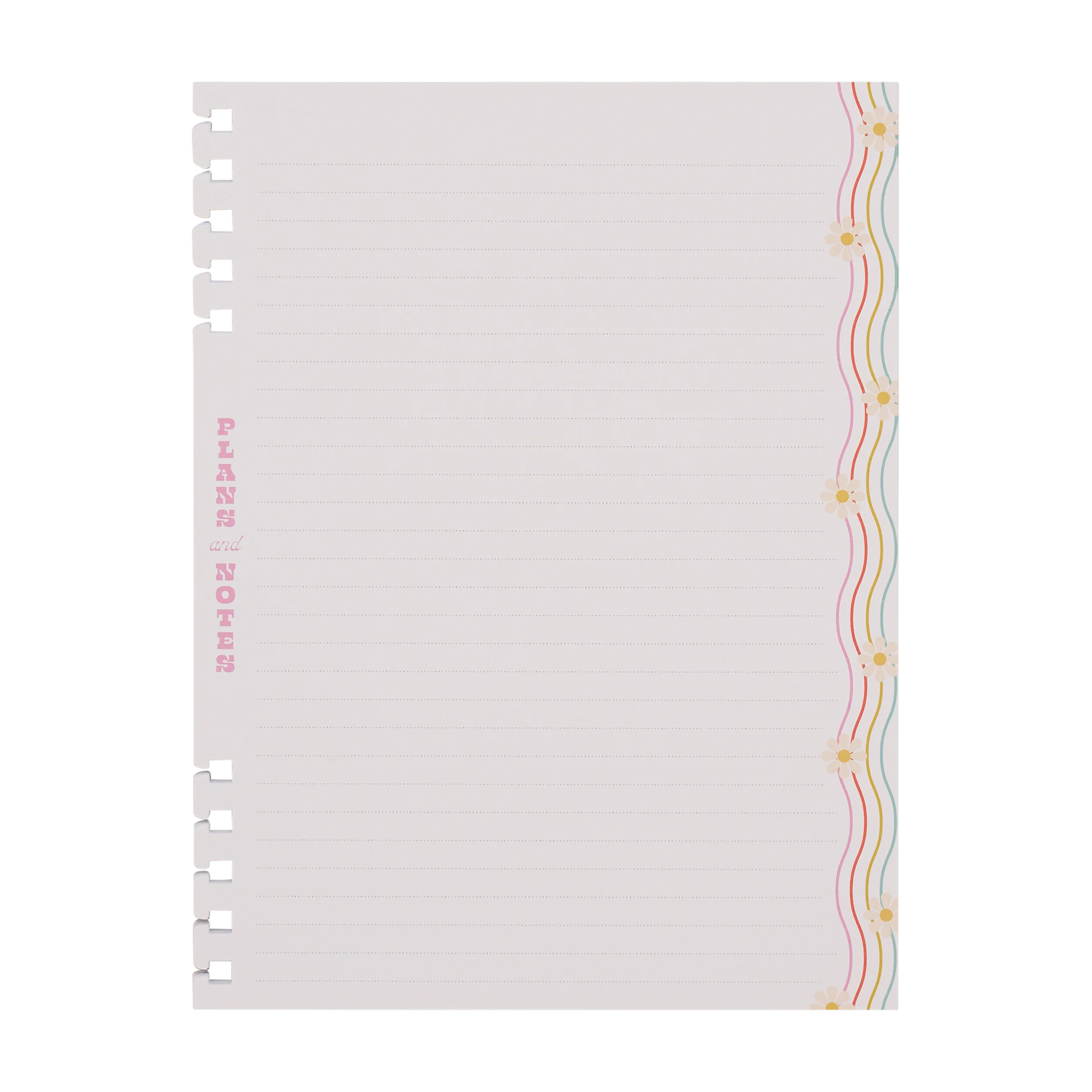 Blooming Brights - Dotted Lined Classic Customizable Spiral Filler Paper - 40 Sheets - Image 7