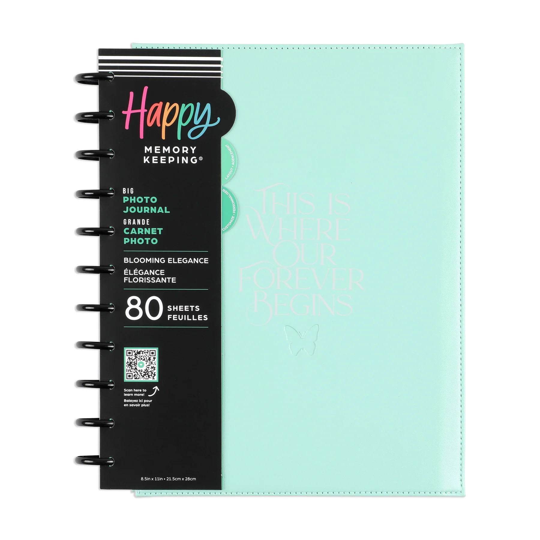 Blooming Elegance Wedding  - DELUXE Big Happy Memory Keeping Wedding Photo Journal - 80 Sheets - Image 12