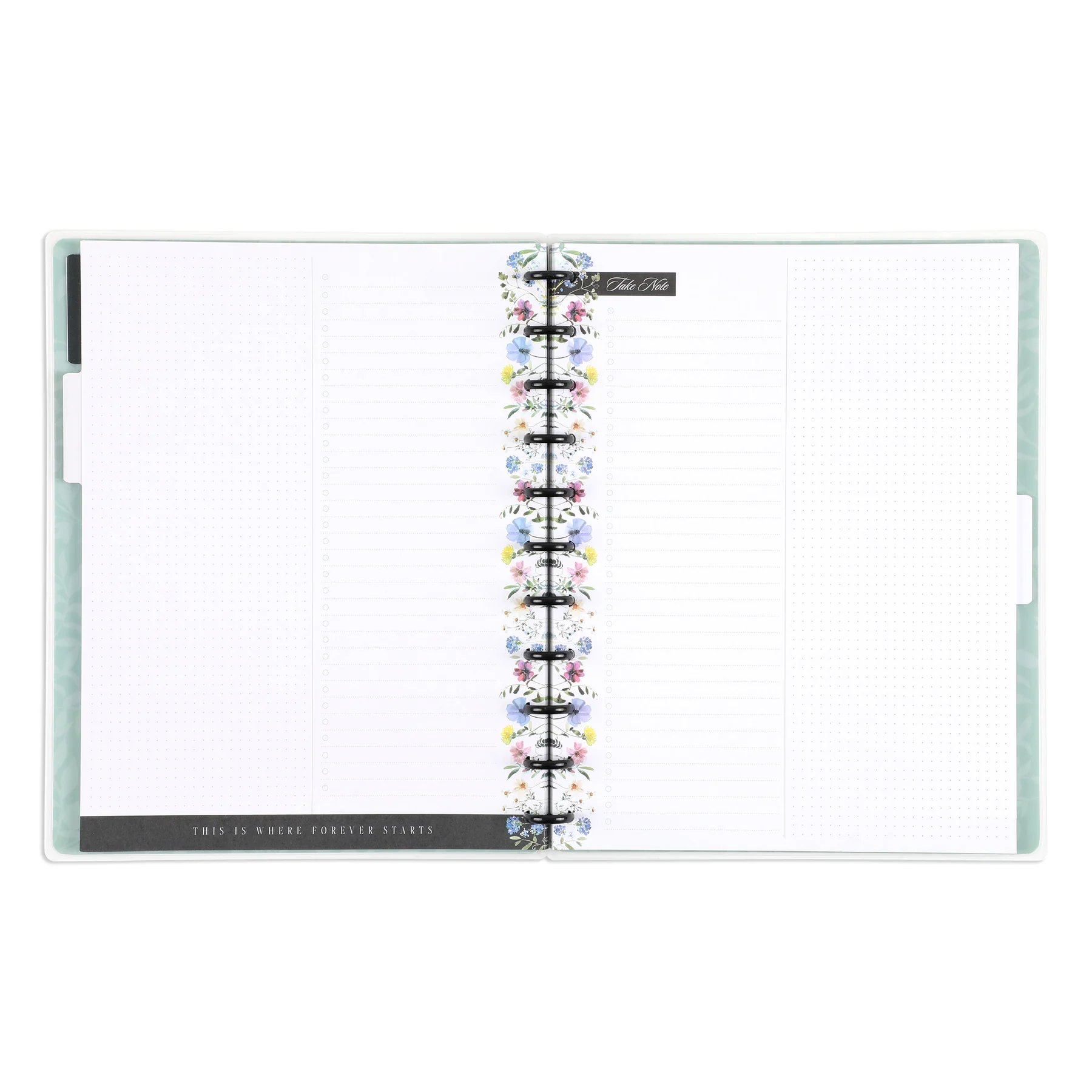 Blooming Romance Wedding - Dot Grid + Checklist Pages Notebook - 60 Sheets - Image 5
