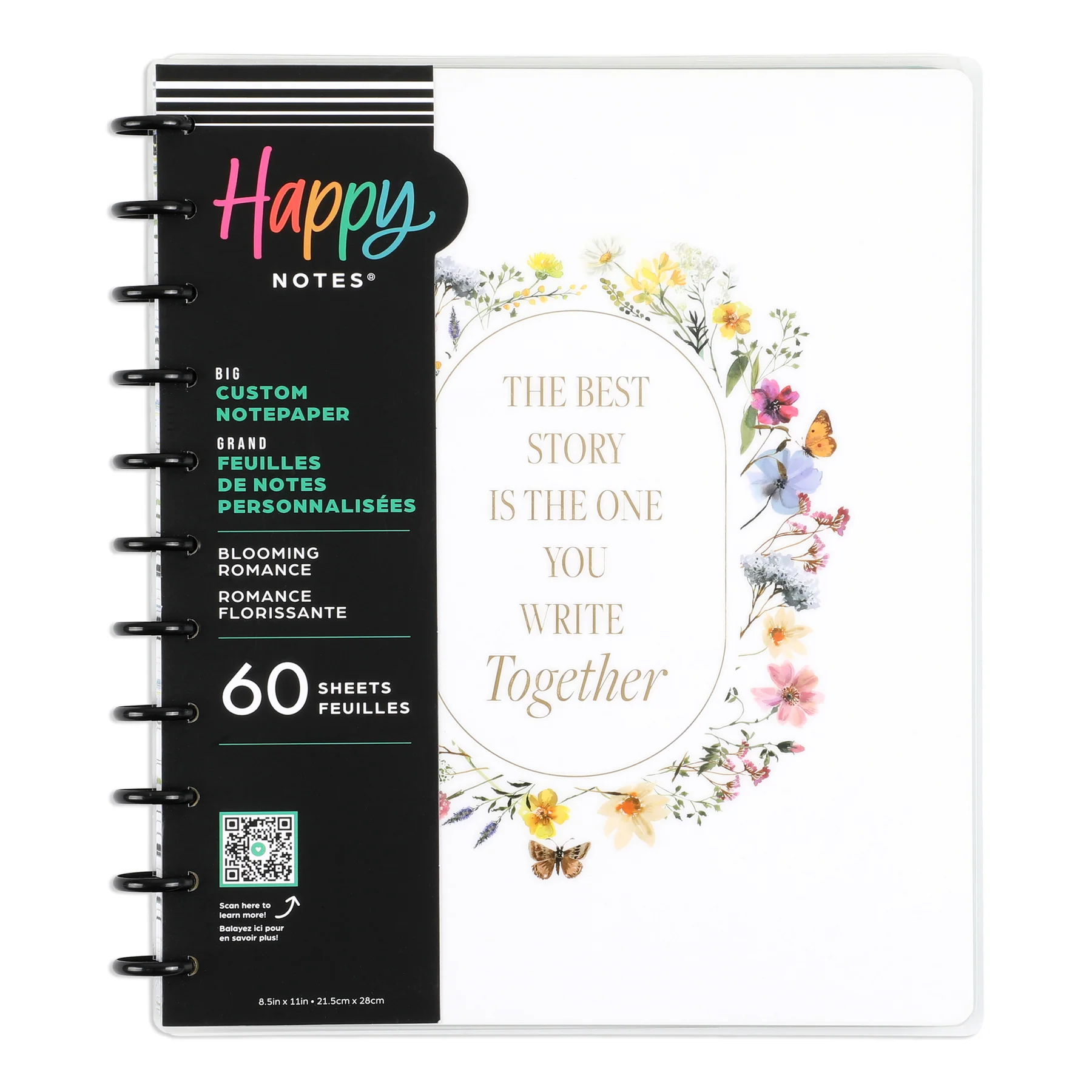 Blooming Romance Wedding - Dot Grid + Checklist Pages Notebook - 60 Sheets - Image 9